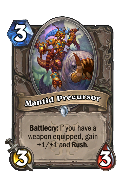 Mantid Precursor Hearthstone kártya