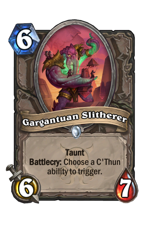 Gargantuan Slitherer Hearthstone kártya
