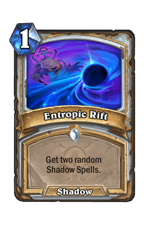 Entropic Rift Hearthstone kártya