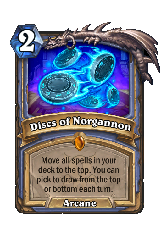 Discs of Norgannon Hearthstone kártya