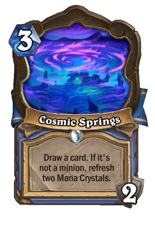 Cosmic Springs Hearthstone kártya