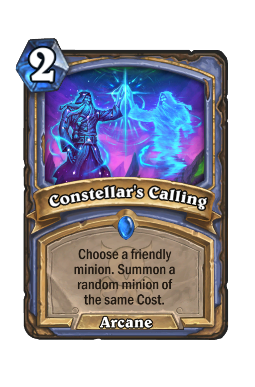 Constellar's Calling Hearthstone kártya