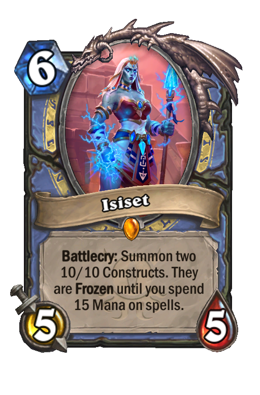 Isiset Hearthstone kártya