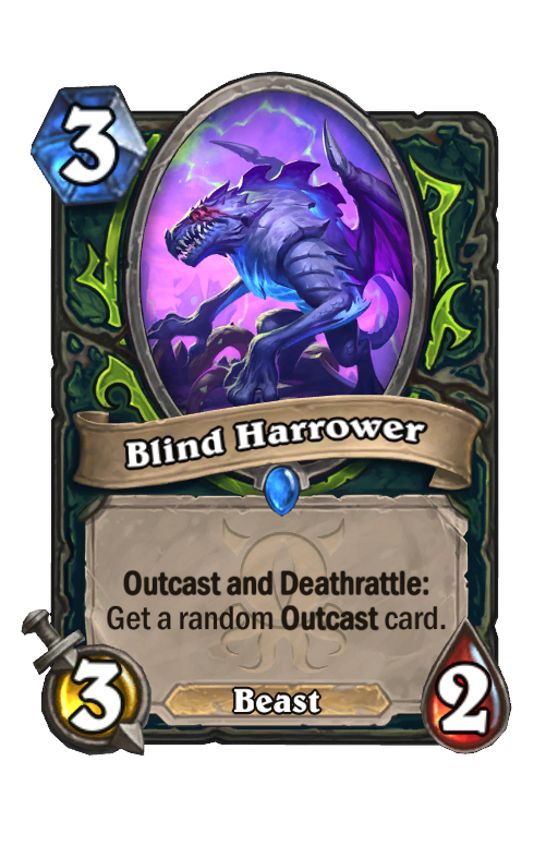 Blind Harrower Hearthstone kártya