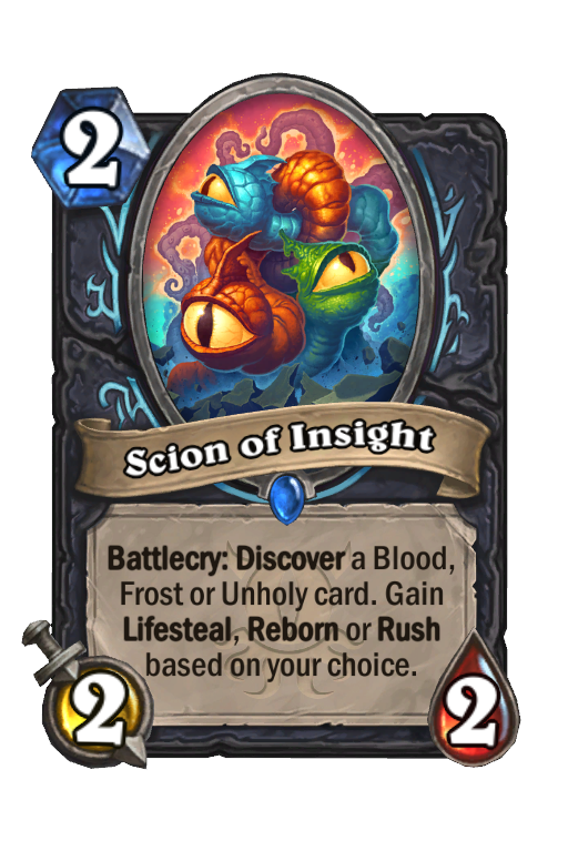 Scion of Insight Hearthstone kártya