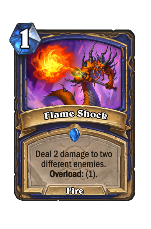 Flame Shock Hearthstone kártya
