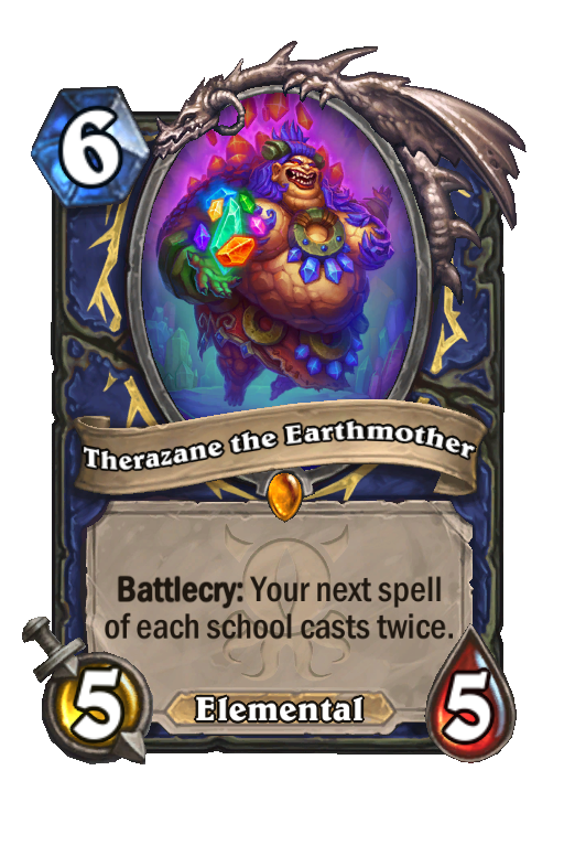 Therazane the Earthmother Hearthstone kártya