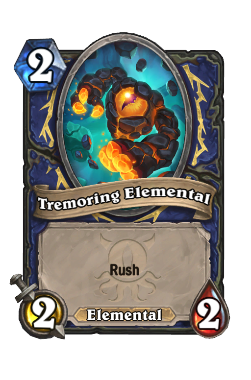 Tremoring Elemental Hearthstone kártya