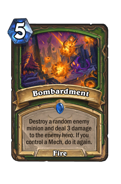 Bombardment Hearthstone kártya