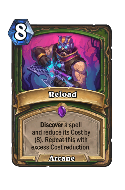 Reload Hearthstone kártya