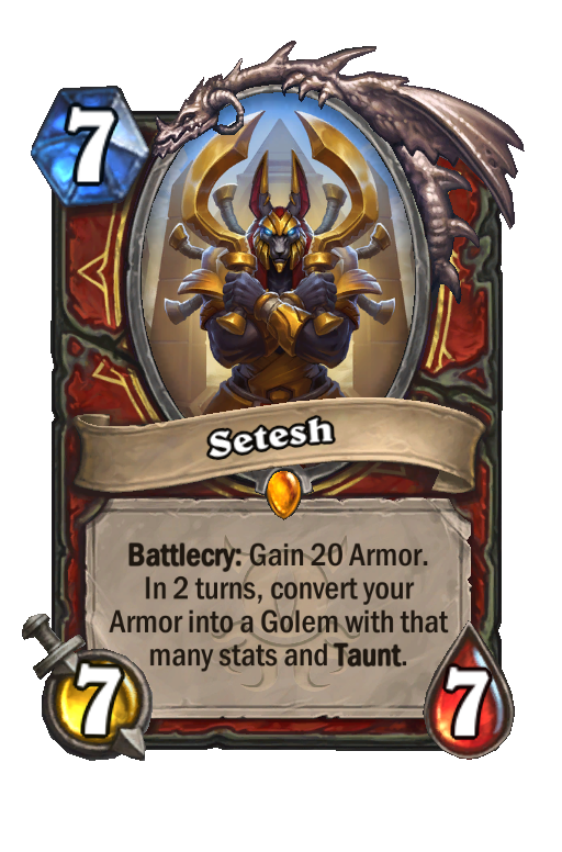 Setesh Hearthstone kártya