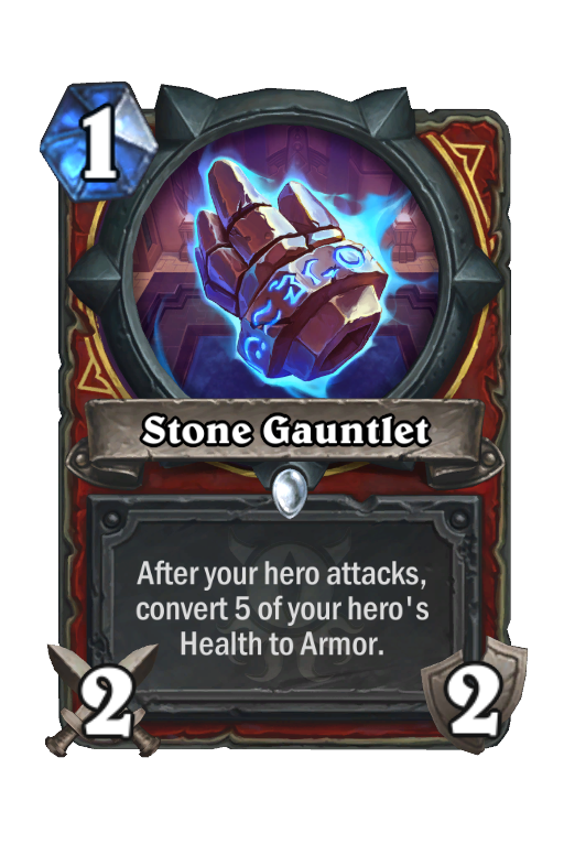Stone Gauntlet Hearthstone kártya