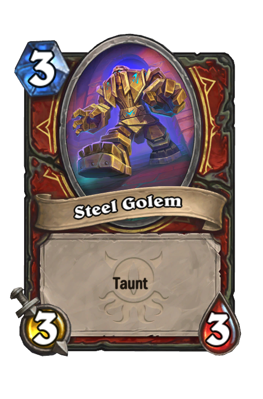 Steel Golem Hearthstone kártya