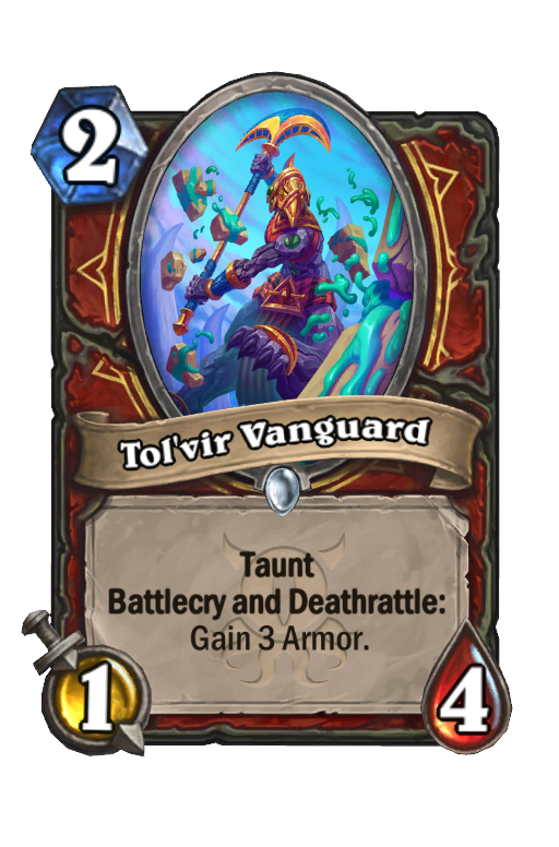Tol'vir Vanguard Hearthstone kártya