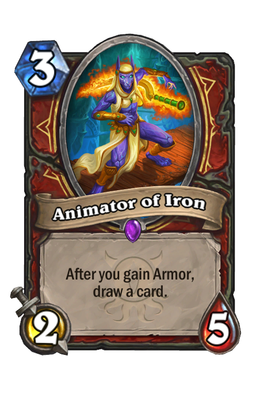 Animator of Iron Hearthstone kártya