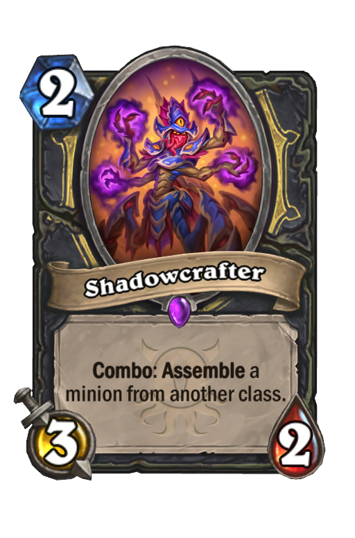Shadowcrafter Hearthstone kártya