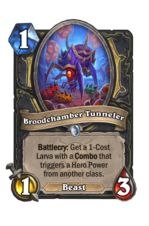 Broodchamber Tunneler Hearthstone kártya