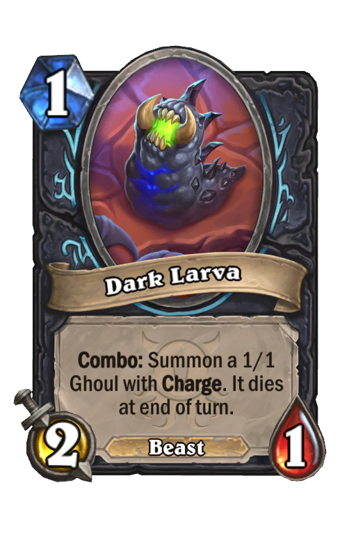 Dark Larva Hearthstone kártya
