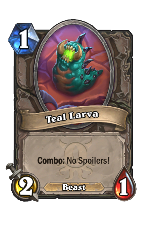 Teal Larva Hearthstone kártya