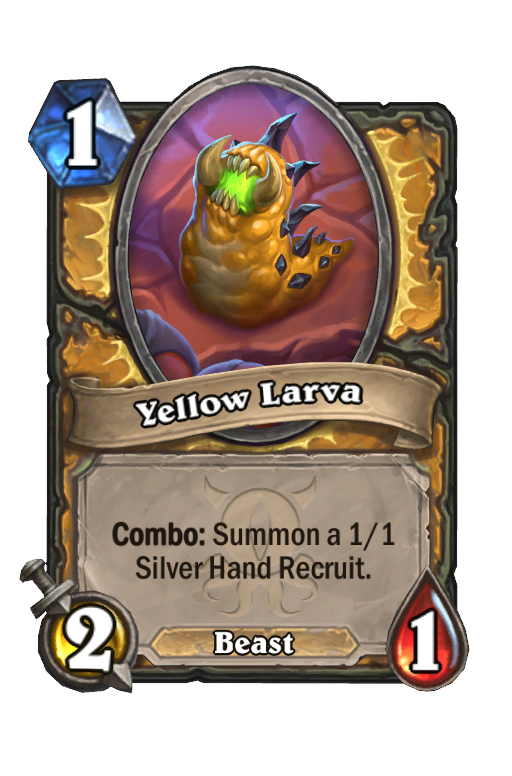 Yellow Larva Hearthstone kártya