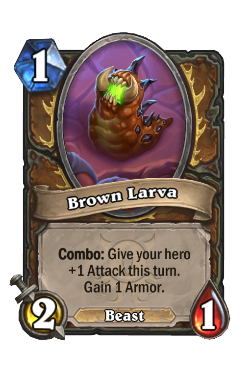Brown Larva Hearthstone kártya