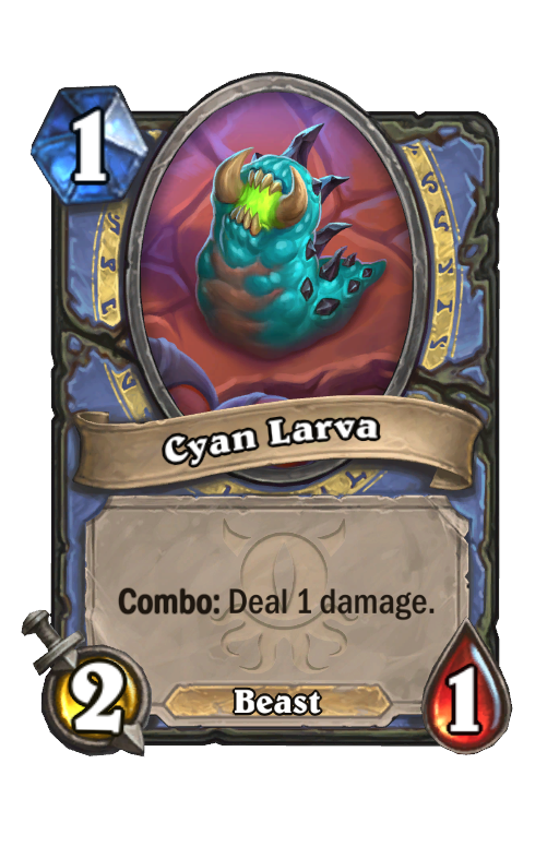 Cyan Larva Hearthstone kártya