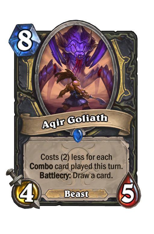 Aqir Goliath Hearthstone kártya