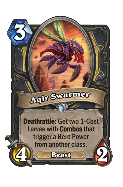 Aqir Swarmer Hearthstone kártya
