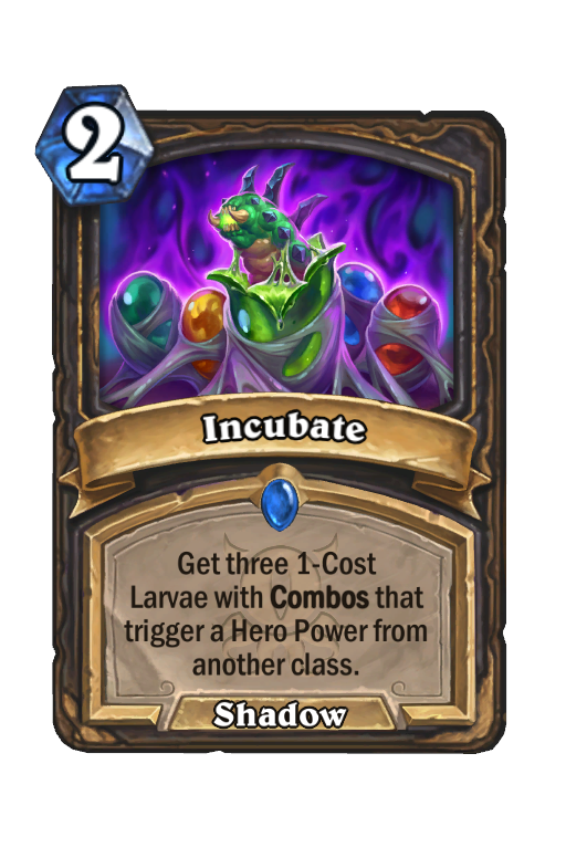 Incubate Hearthstone kártya