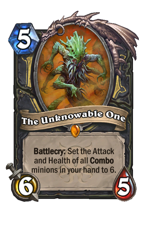 The Unknowable One Hearthstone kártya