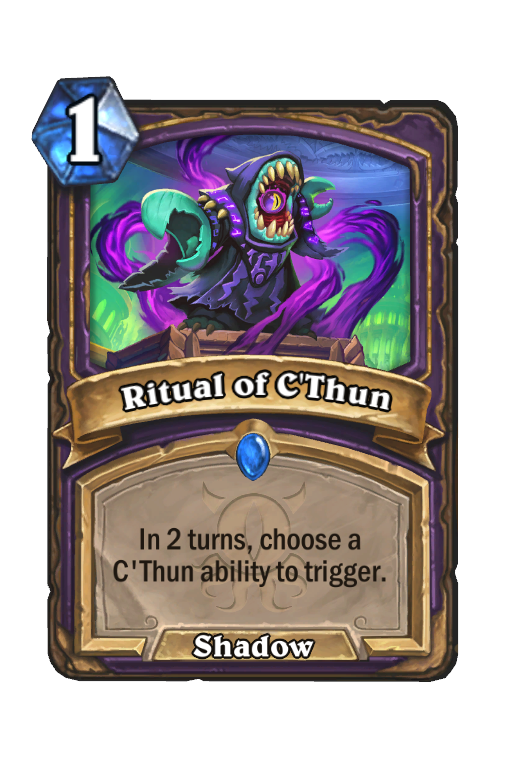 Ritual of C'Thun Hearthstone kártya