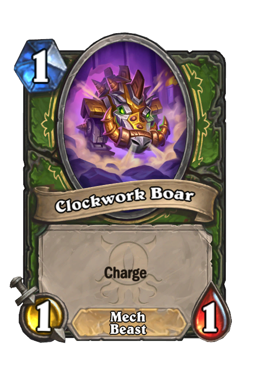 Clockwork Boar Hearthstone kártya