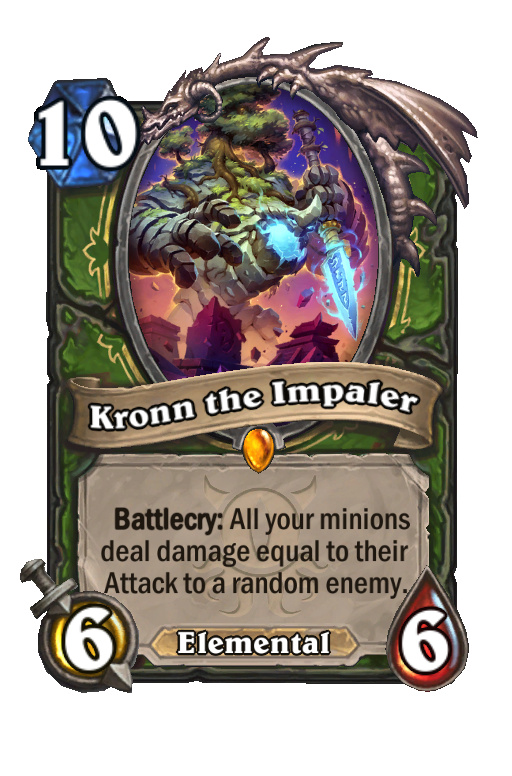 Kronn the Impaler Hearthstone kártya