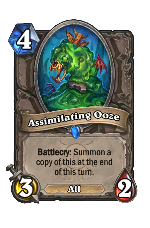 Assimilating Ooze Hearthstone kártya