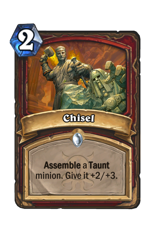 Chisel Hearthstone kártya