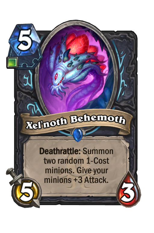 Xel'noth Behemoth Hearthstone kártya