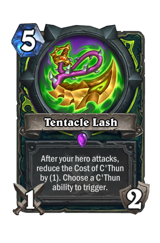Tentacle Lash Hearthstone kártya