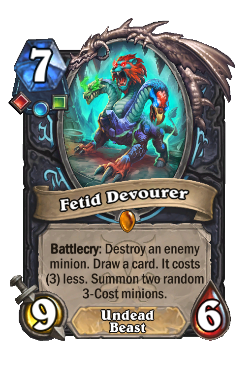 Fetid Devourer Hearthstone kártya
