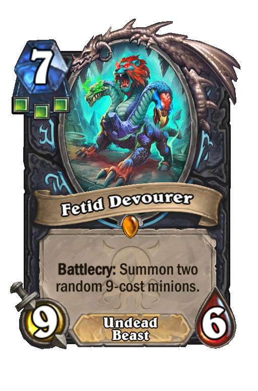 Fetid Devourer Hearthstone kártya