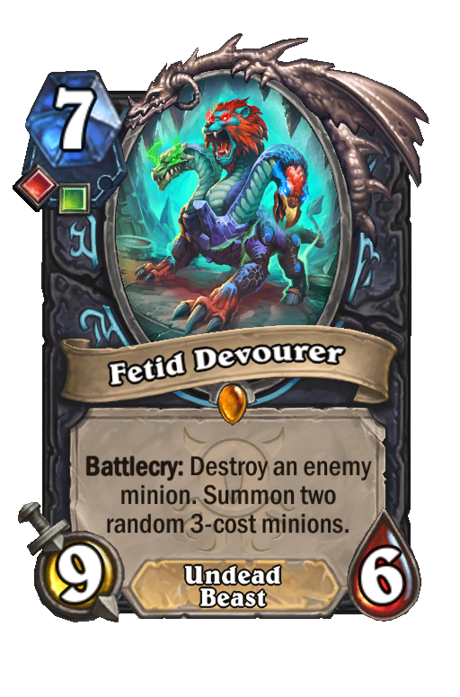 Fetid Devourer Hearthstone kártya