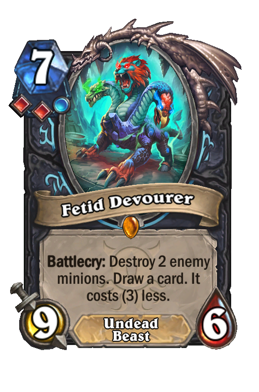 Fetid Devourer Hearthstone kártya