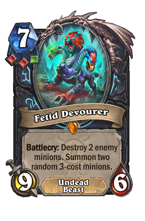 Fetid Devourer Hearthstone kártya