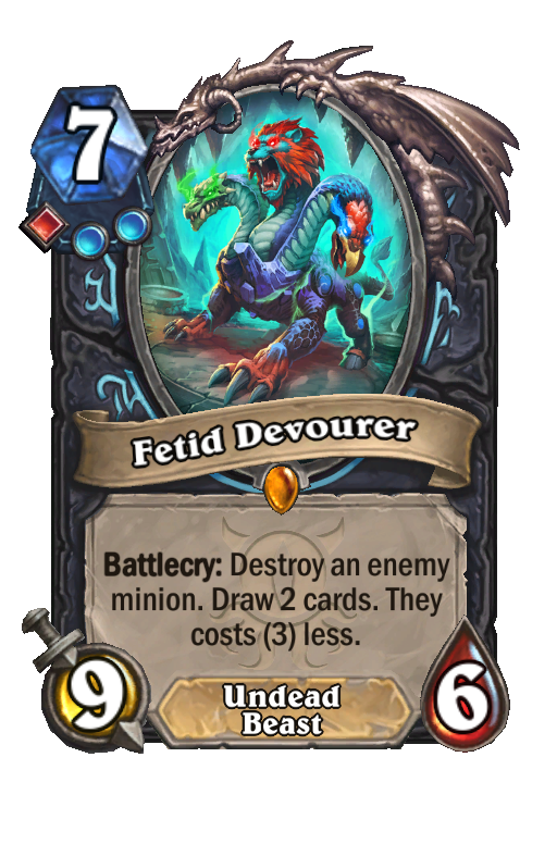Fetid Devourer Hearthstone kártya