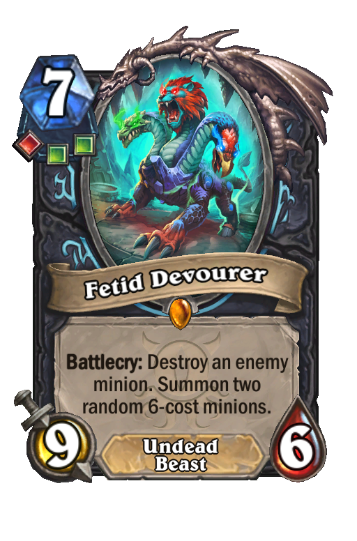 Fetid Devourer Hearthstone kártya