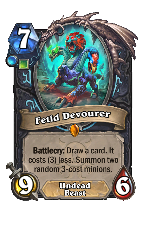 Fetid Devourer Hearthstone kártya