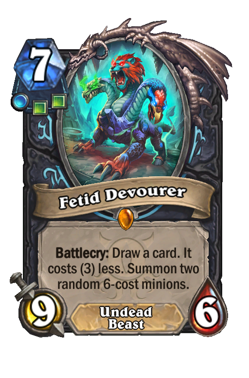 Fetid Devourer Hearthstone kártya