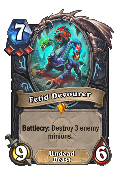 Fetid Devourer Hearthstone kártya