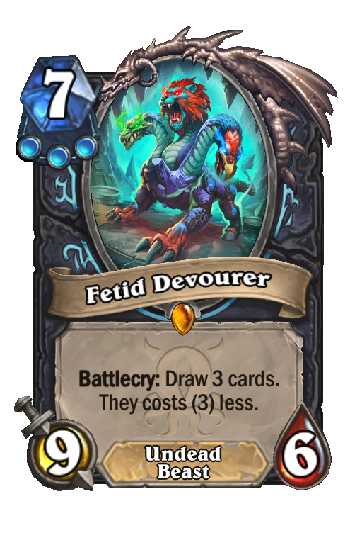 Fetid Devourer Hearthstone kártya