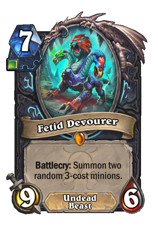 Fetid Devourer Hearthstone kártya