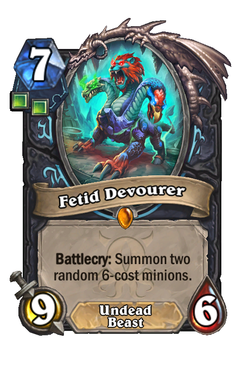 Fetid Devourer Hearthstone kártya